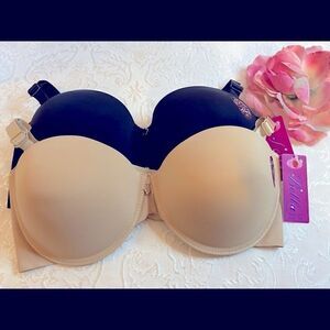 🍂Lacy Bella push up Bras pack of 2  sizes: 36C